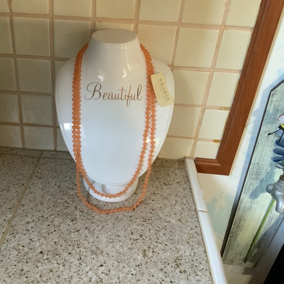 Barse Jewelry - NWT BARSE orange beaded 58” stranded necklace Barse Jewelry - NWT BARSE orange beaded 58” stranded necklace